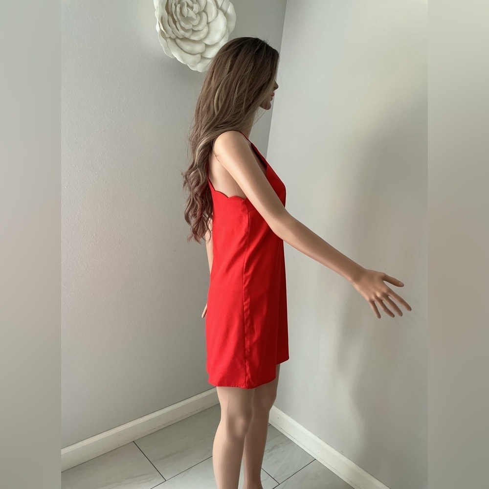 Lulu's Vibrant Red Mini Dress - Picture 7 of 14